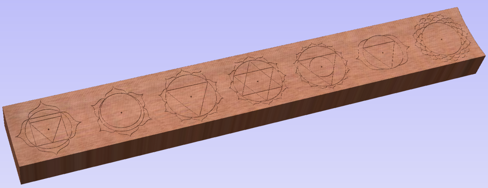 7Chakra incense holder CAD